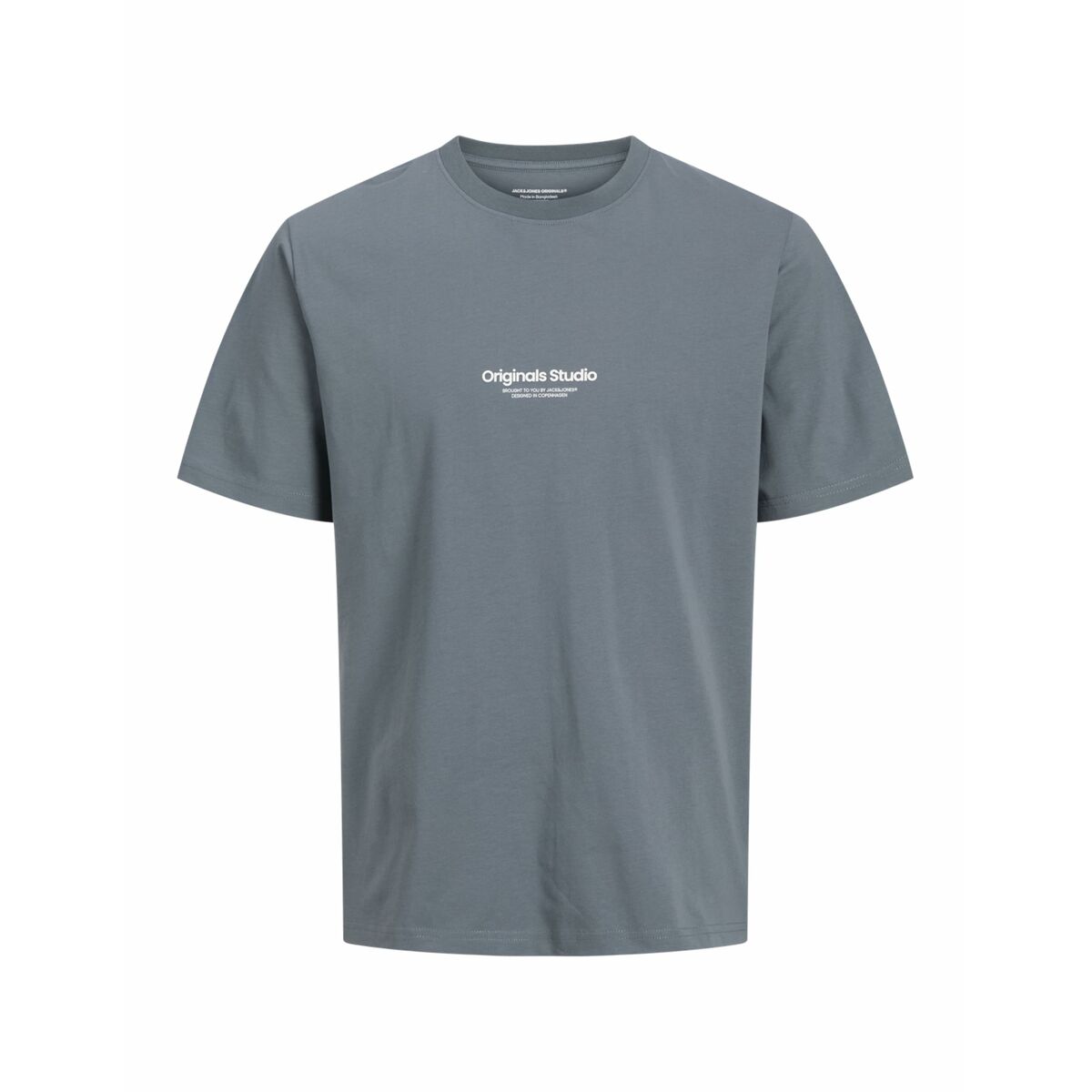 T-shirt med kortärm Herr Jack & Jones JORVESTERBRO TEE SS 12240121 Grå