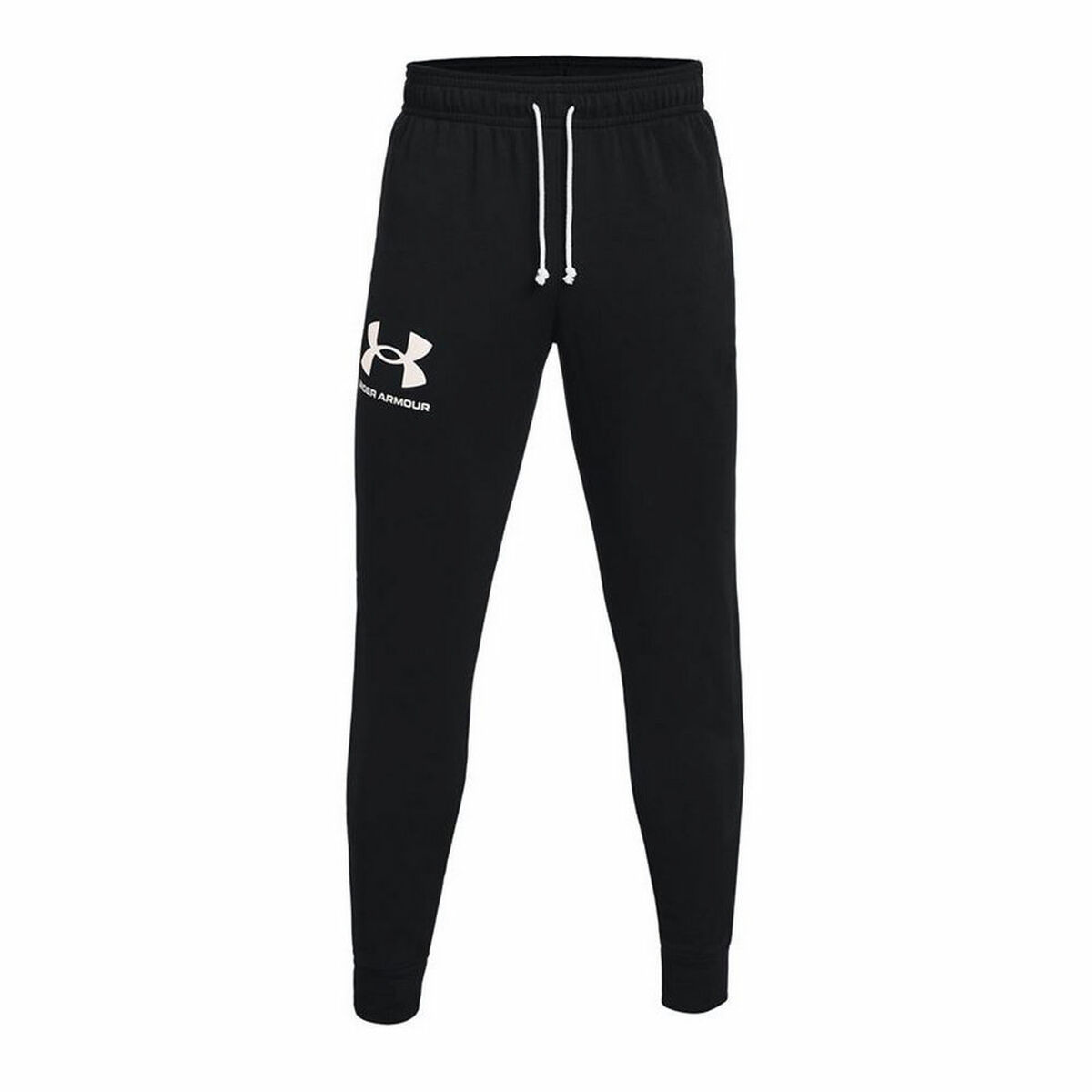 Långa träningsbyxor Under Armour Rival Terry Jogger Svart Män - 10