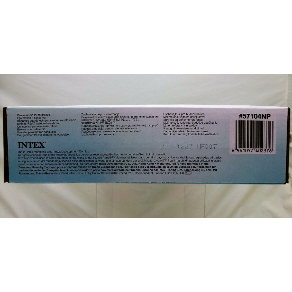 Uppblåsbar plaskpool för barn Intex Regnbåge Ringar 63 L 86 x 25 x 86 cm (12 antal) - 13