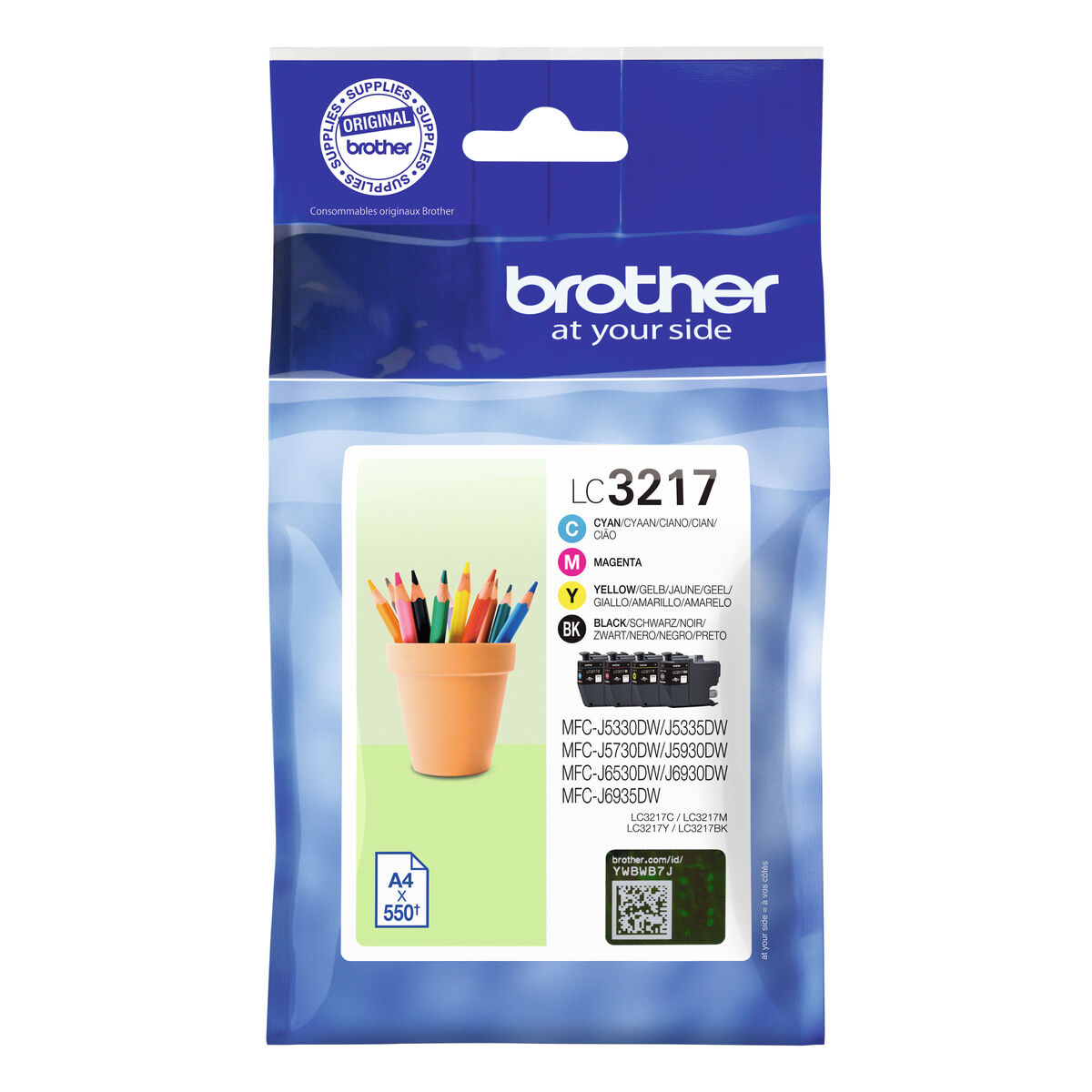 Original Bläckpatron Brother LC3217VAL - 2