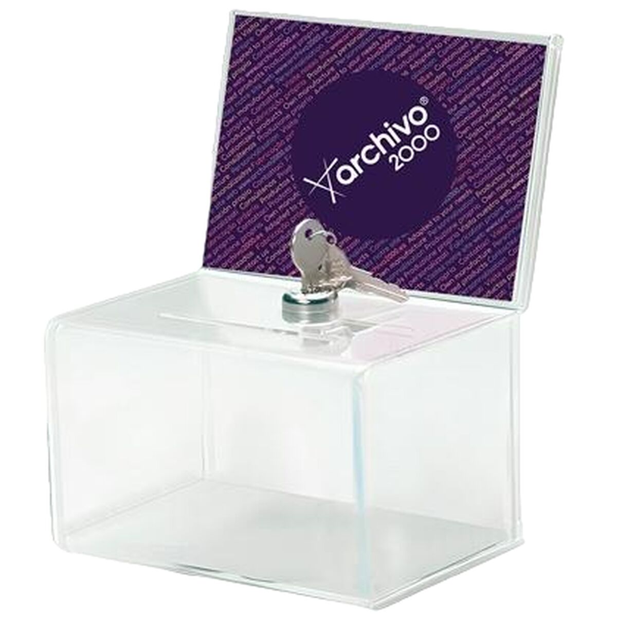 Urna Archivo 2000 Transparent 15,5 x 11 x 20,5 cm - 2