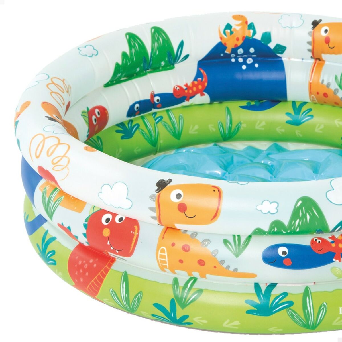 Uppblåsbar plaskpool för barn Intex Dinosaurier Ringar 28 L 33 L 61 x 22 x 61 cm (12 antal) - 19