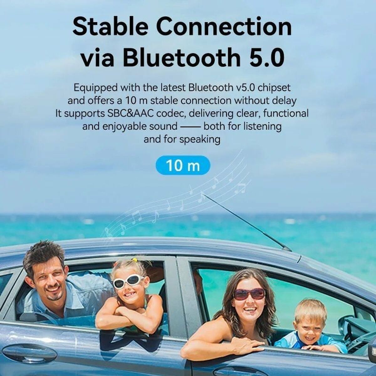 FM-transmitter med Bluetooth Vention NAGHG - 3