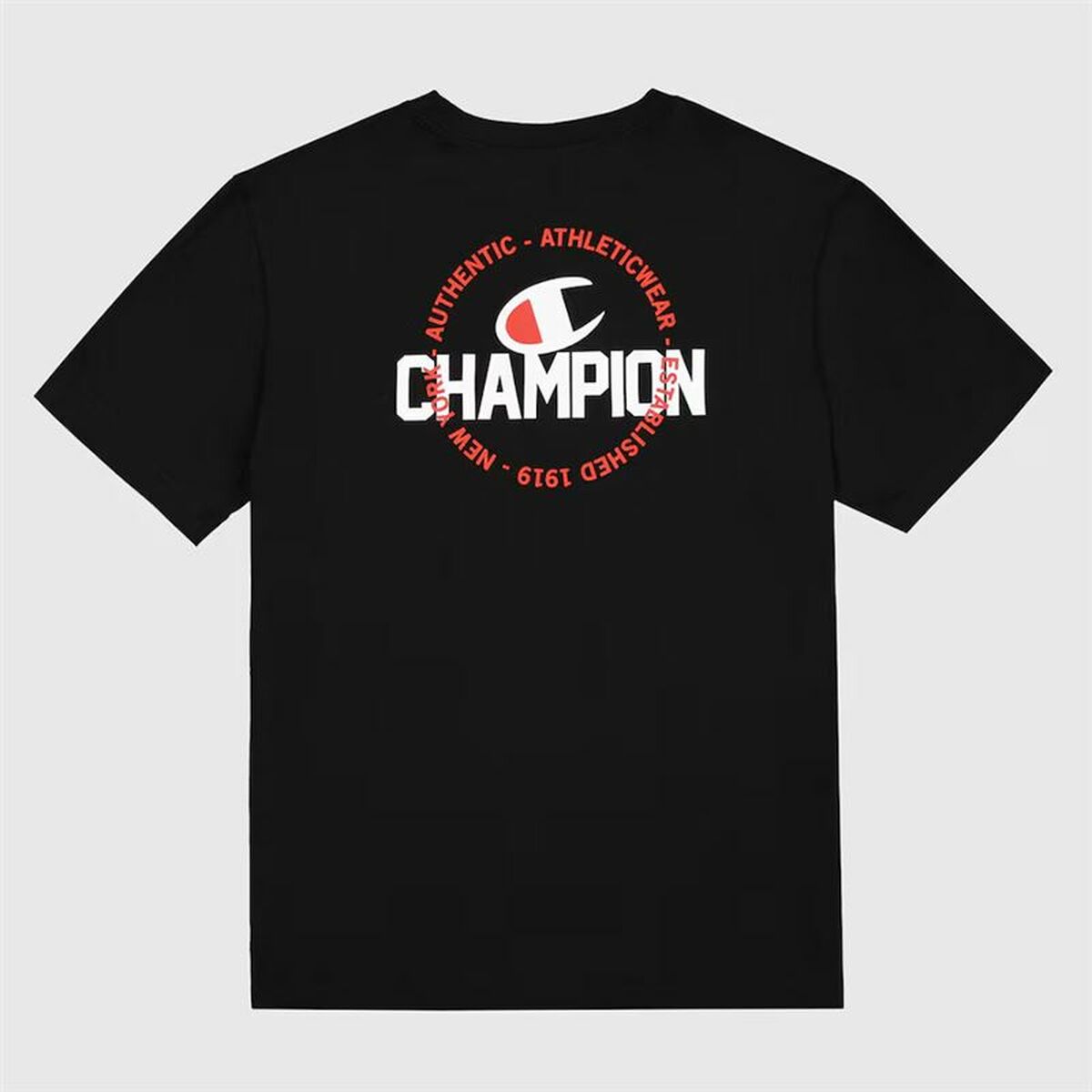 T-shirt med kortärm Herr Champion Champion SS Svart - 2