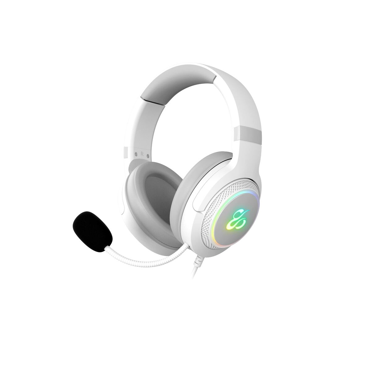 Spelhörlurar med mikrofon Newskill Sobek Ivory 7.1 - 3