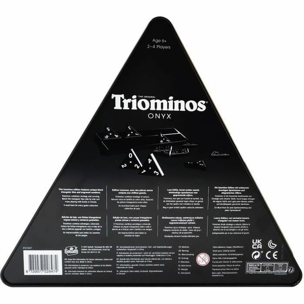 Domino Goliath Triominos Onyx - 2