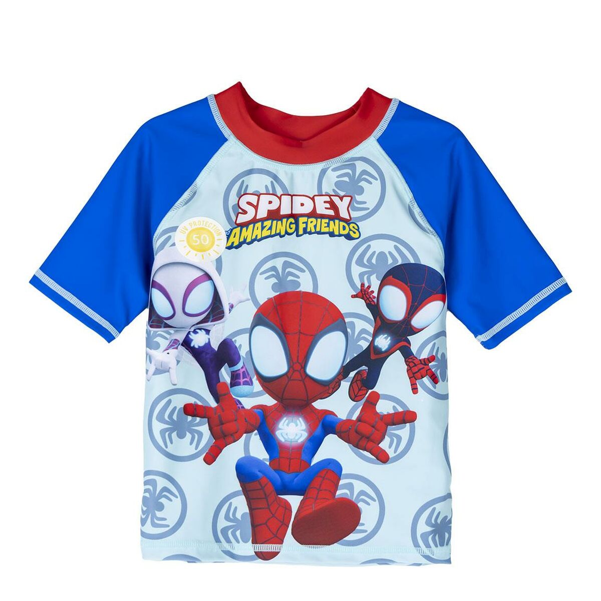 Badtröja Spidey Blå Röd - 4