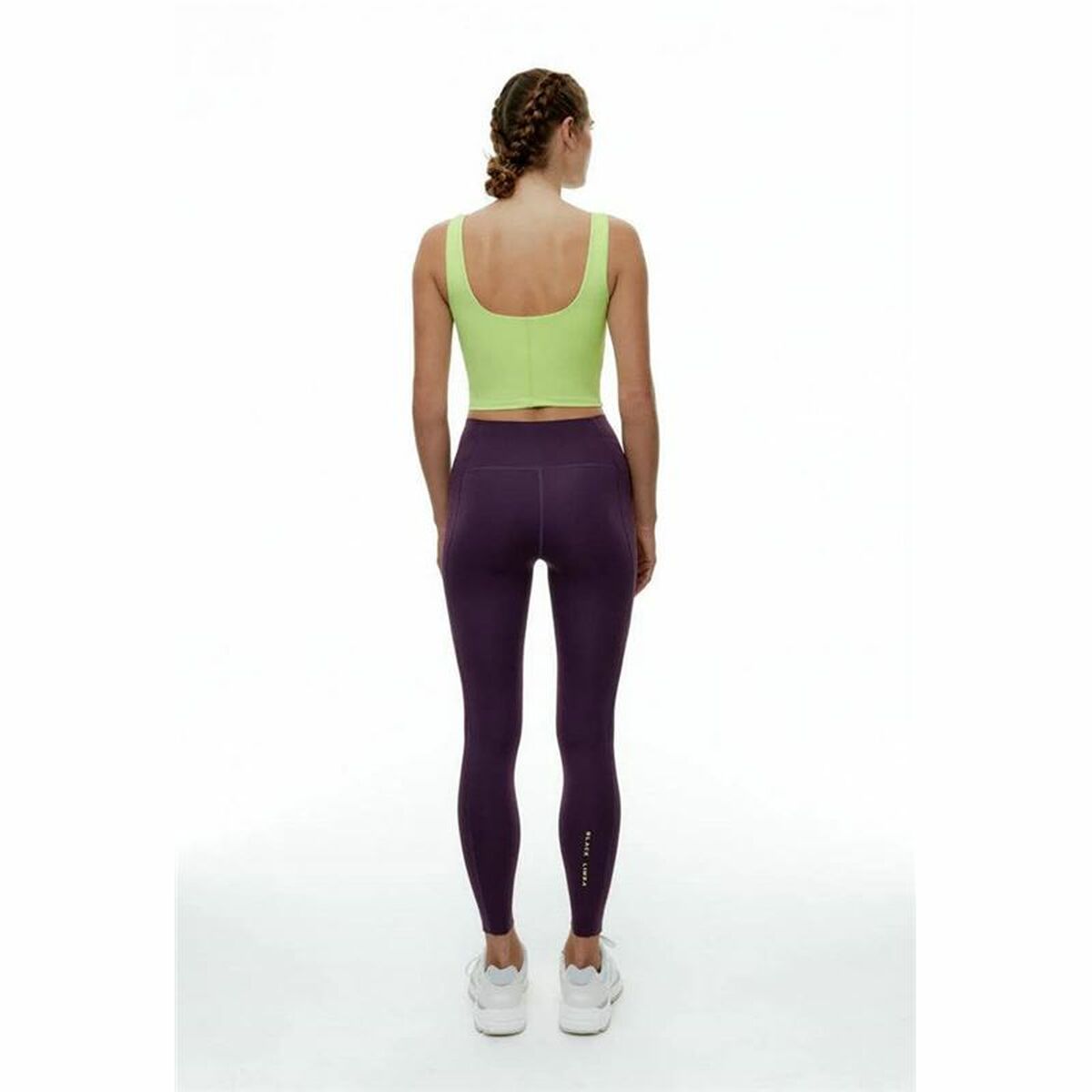 Sport-topp, Dam Black Limba Bhakti  Lime - 4