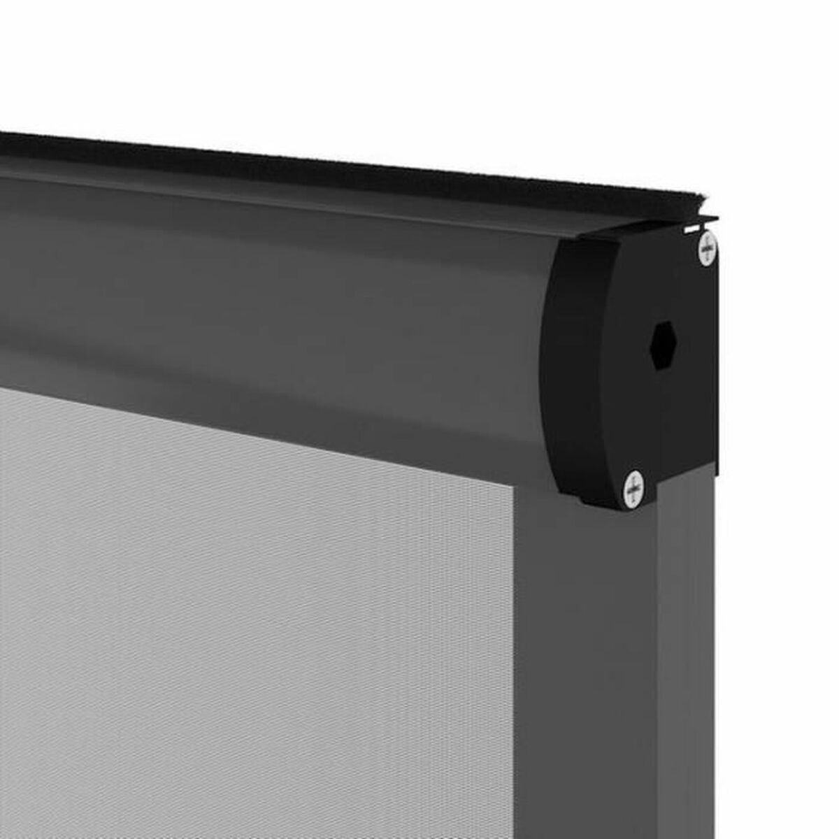 Myggnät Moustikit Grå Aluminium Fönster 125 x 145 cm - 3