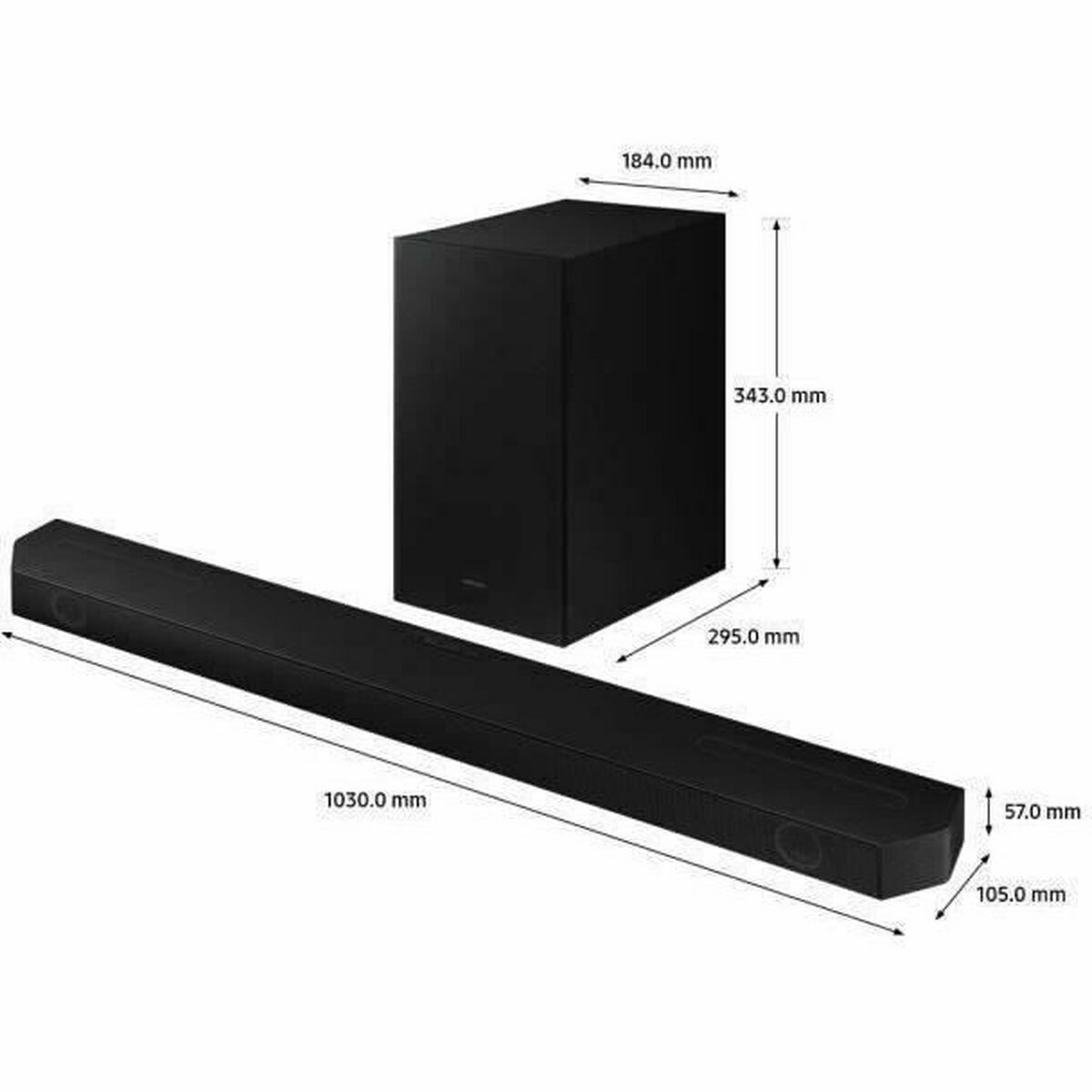 Soundbar Samsung HW-Q600C Svart - 4