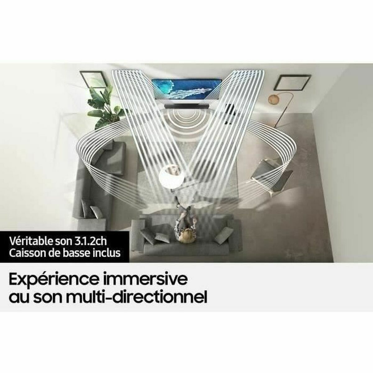 Soundbar Samsung HW-Q600C Svart - 3