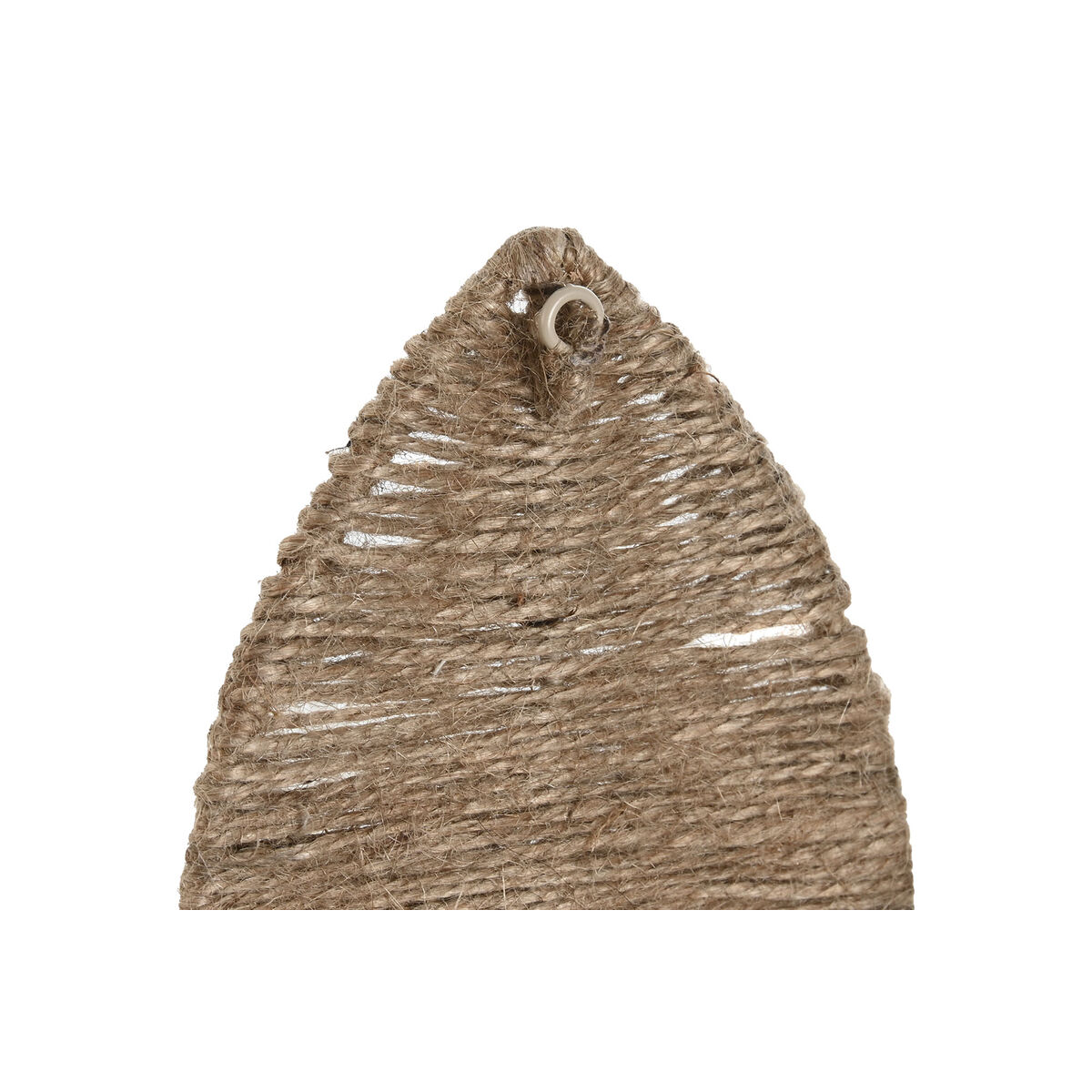 Väggmonterad rockhängare Home ESPRIT Naturell Jute Metall 12 x 4 x 26 cm - 3