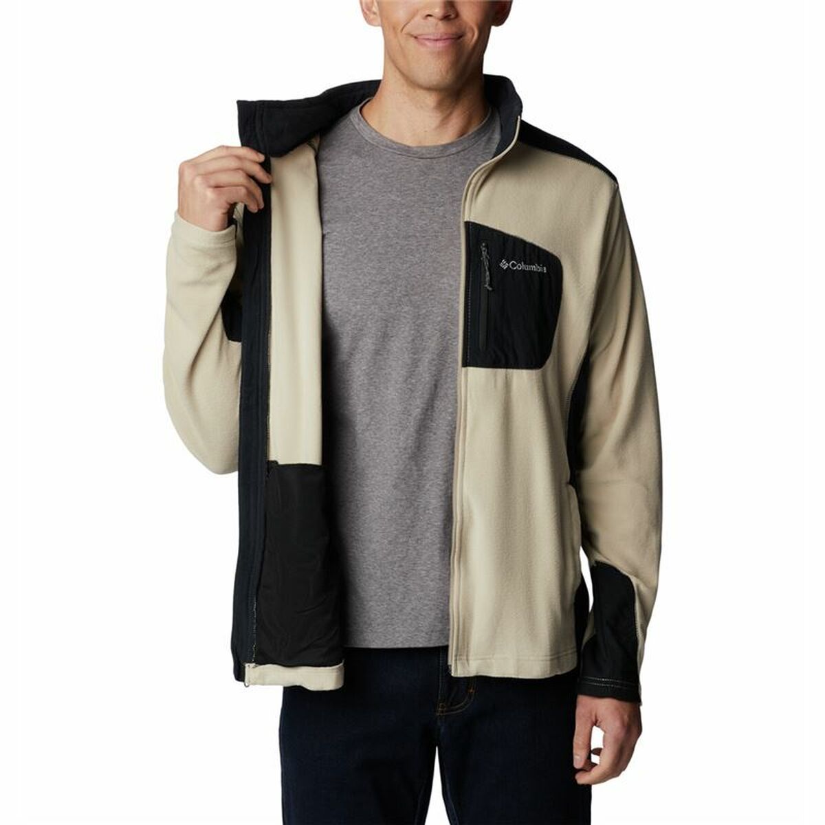 Träningsjacka Herr Columbia Klamath Range™ Beige - 3