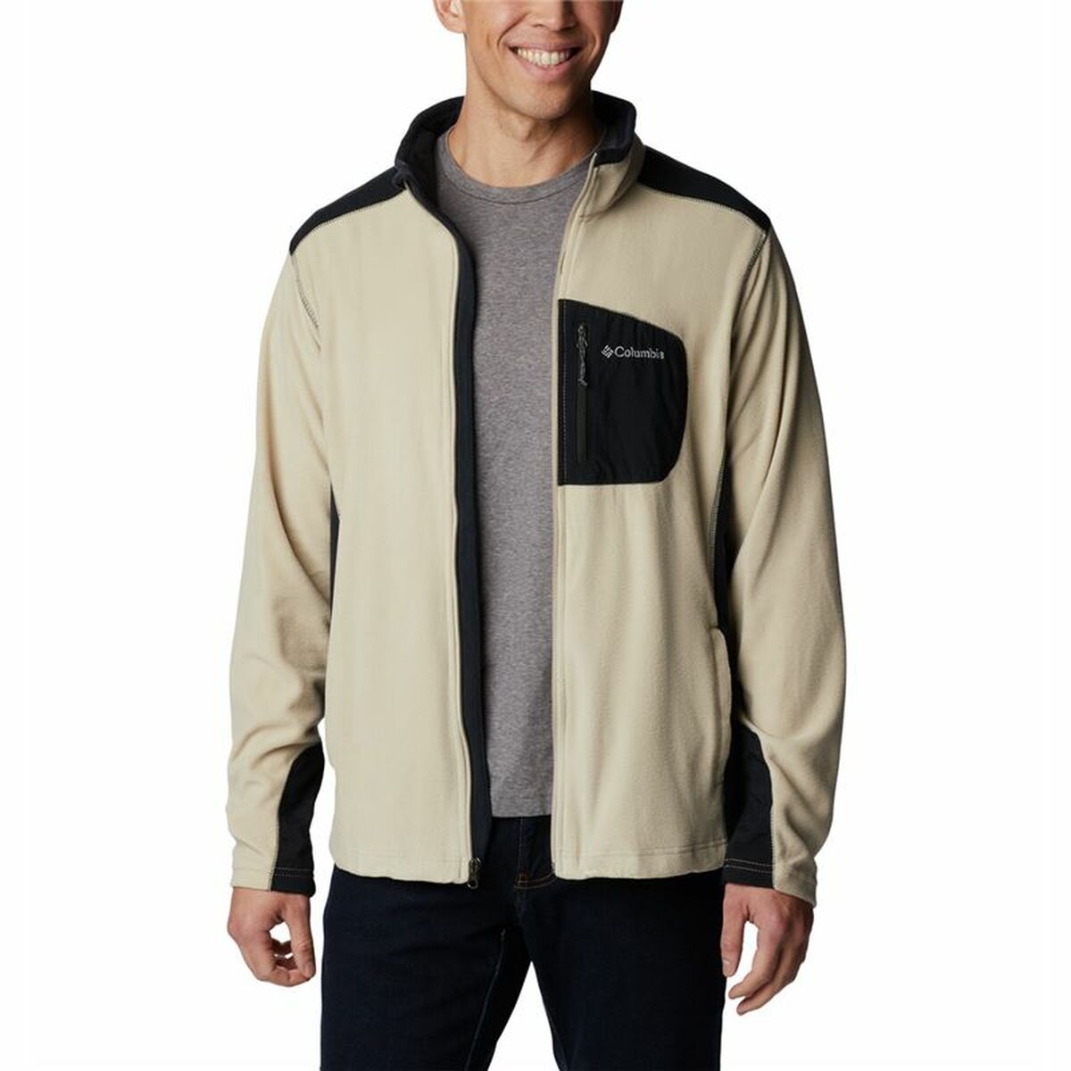 Träningsjacka Herr Columbia Klamath Range™ Beige - 4