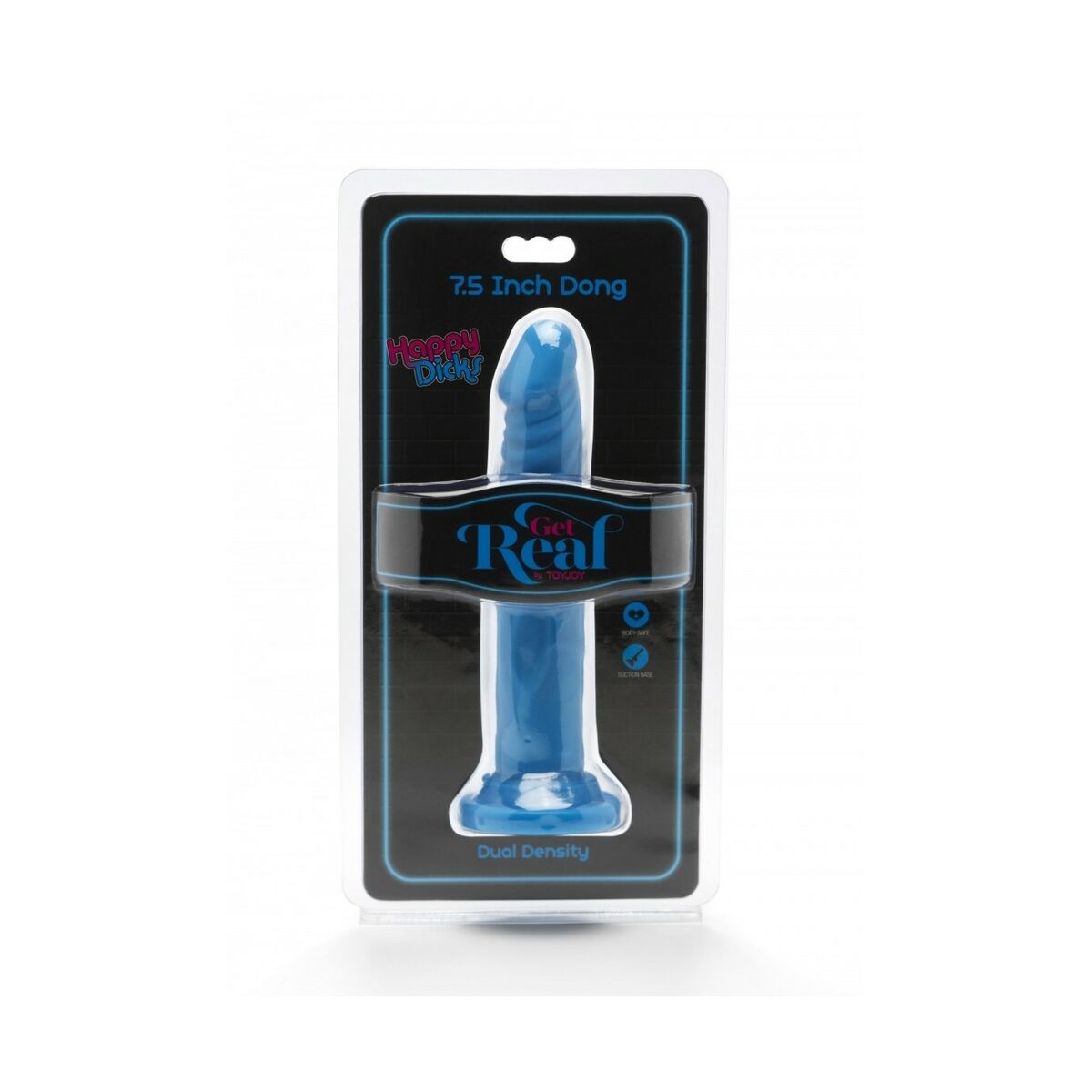 Smekningsapparat Double Penetration Get Real by Toyjoy Blå - 2