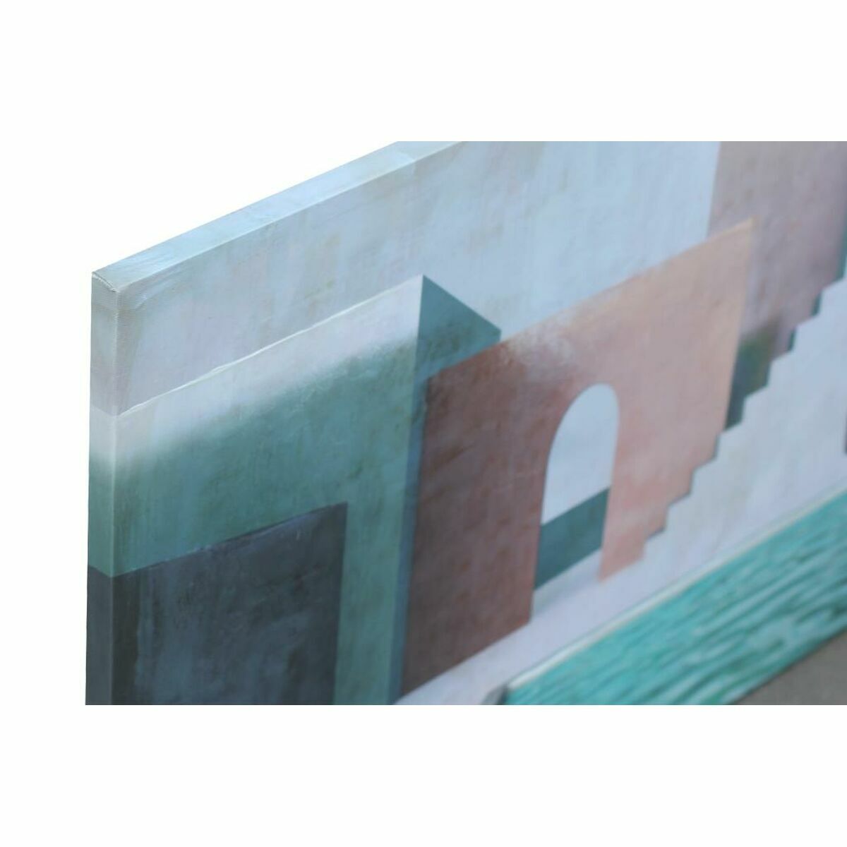 Kanvas DKD Home Decor Kanvas Trä MDF 70 x 1,8 x 50 cm - 3