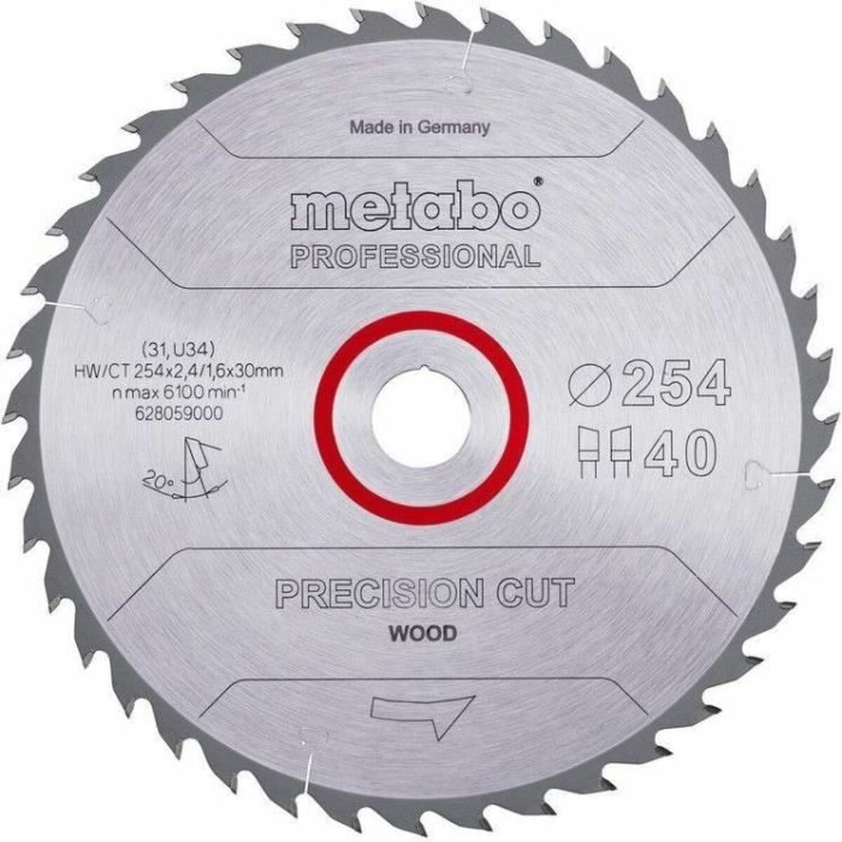 Sågblad Metabo HW/CT  Ø 254 mm