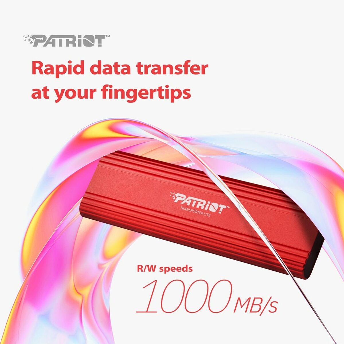 Extern Hårddisk Patriot Memory PTPL2TBPEC Röd 2 TB SSD - 6