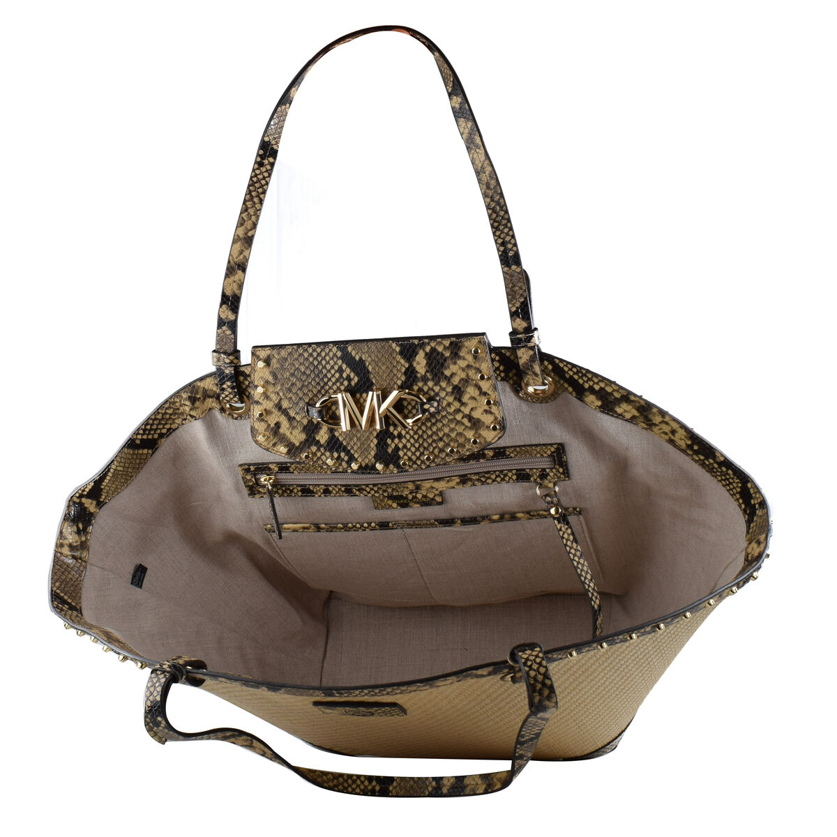 Damväska Michael Kors 30T1GZYTT4W-NATURAL Brun 26-56 x 38 x 13 cm - 2