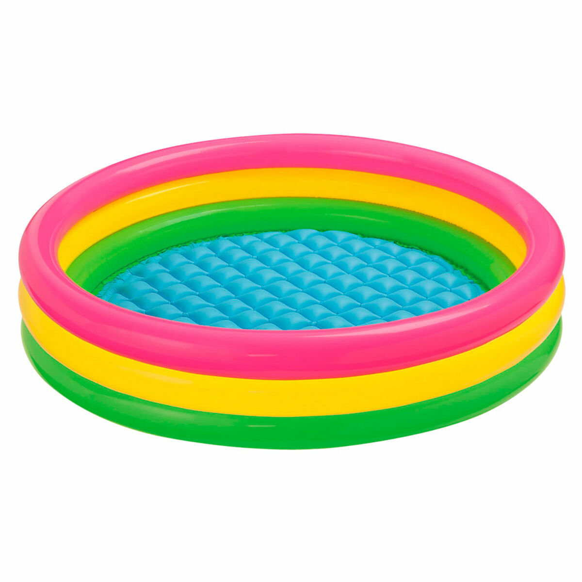 Uppblåsbar plaskpool för barn Intex Sunset Ringar 131 L 114 x 25 x 114 cm (6 antal) - 6