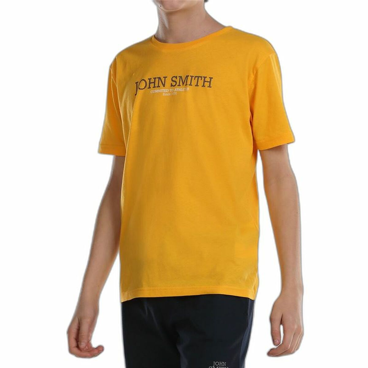T-shirt med kortärm Barn John Smith Efebo  Gul - 4