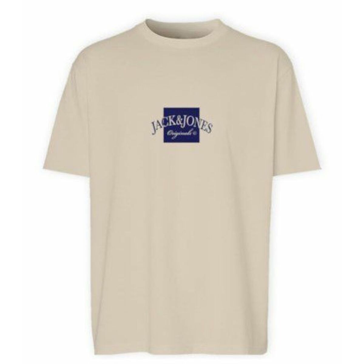 T-shirt med kortärm Herr Jack & Jones JORBOSTON TEE SS 12277888 Beige - 2