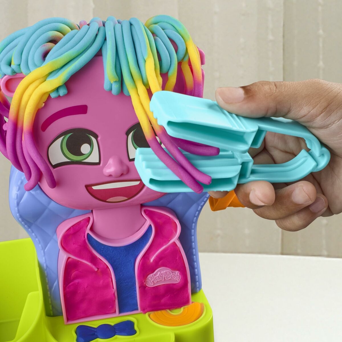 Modellera Spel Hasbro Playdoh Dodatki 6 Burkar Hår - 8