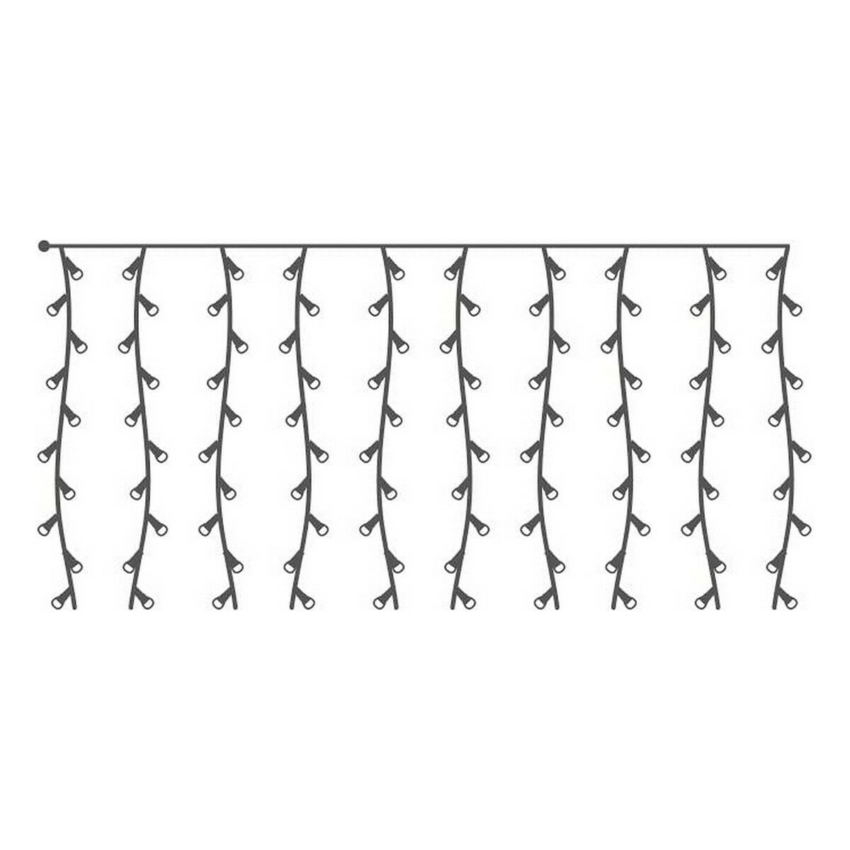 Gardinbelysning med LED EDM 71261 Easy-Connect 1,8 W Varmt ljus Varmvit 2 x 1 m