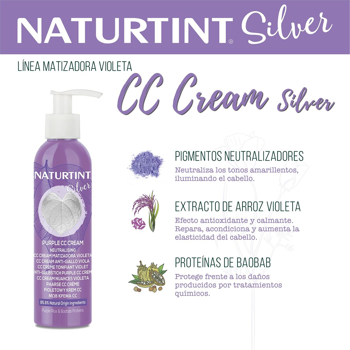 Hårinpackning Naturtint SILVER 200 ml - 2