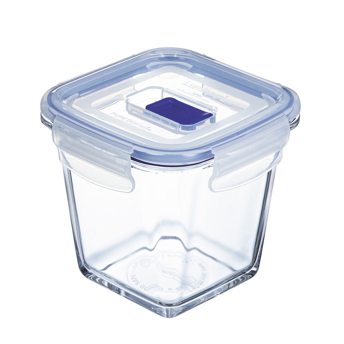 Hermetisk matlåda Luminarc Pure Box Active 11,4 x 11,4 x 11 cm 750 ml Dvobarvna Glas (6 antal) - 3