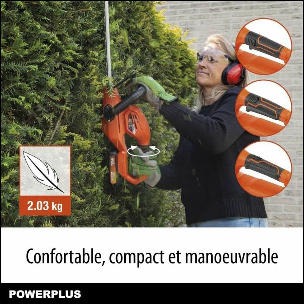 Häcktrimmer Powerplus 20 V - 4