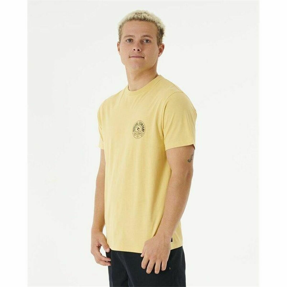 T-shirt Rip Curl Stapler Gul Män - 14