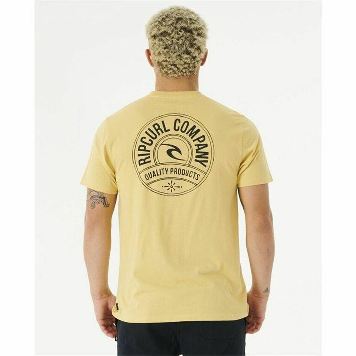 T-shirt Rip Curl Stapler Gul Män - 9