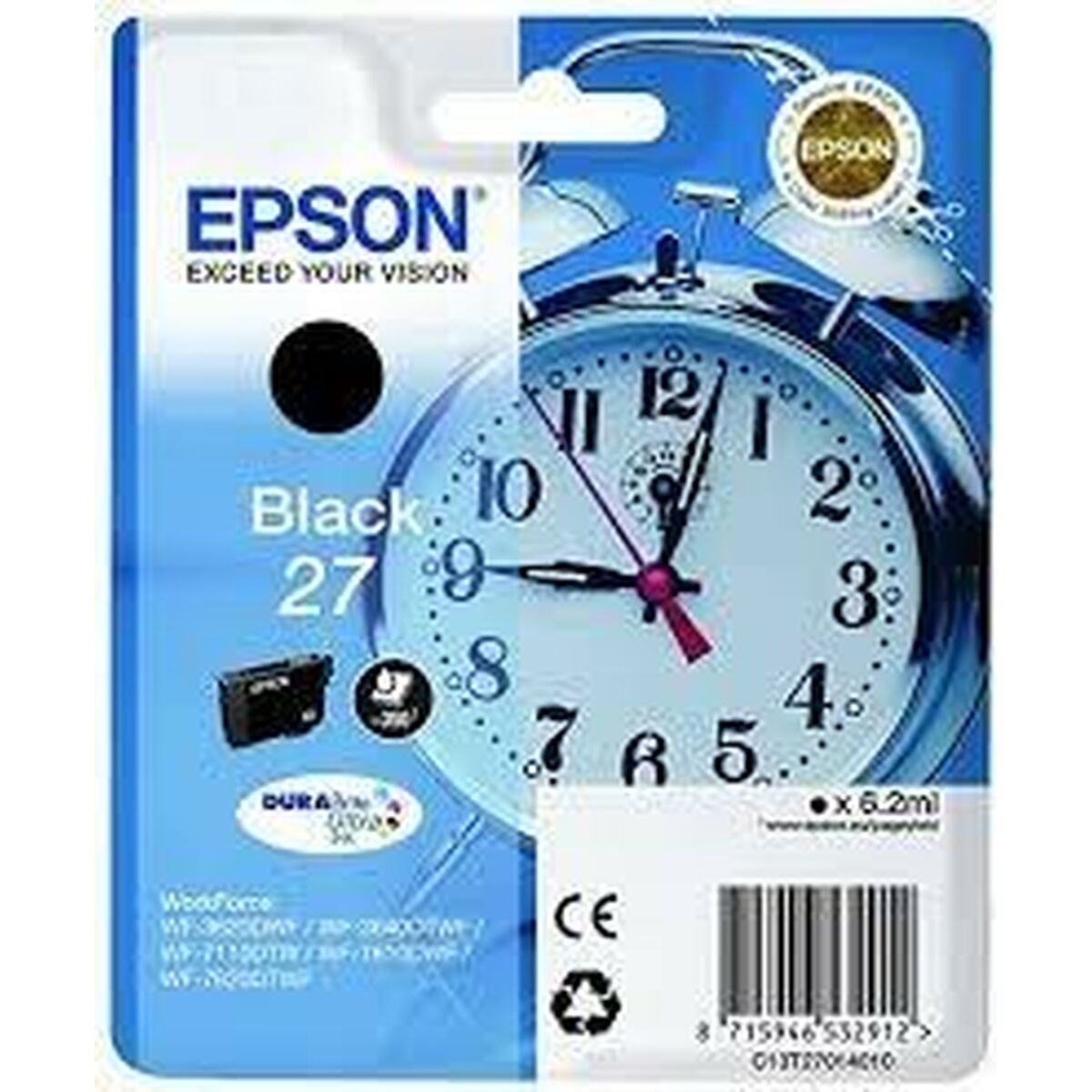 Original Bläckpatron Epson WF-3000 Svart - 2