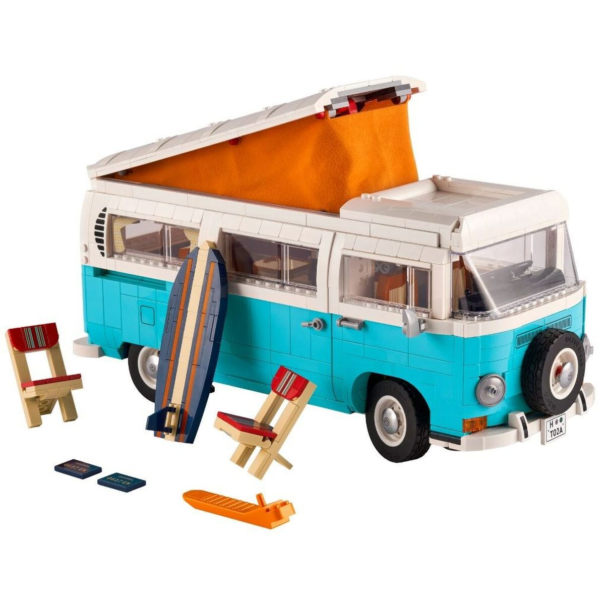 Byggsats Lego Volkswagen T2 Camper Van 10279 2207 Delar - 4