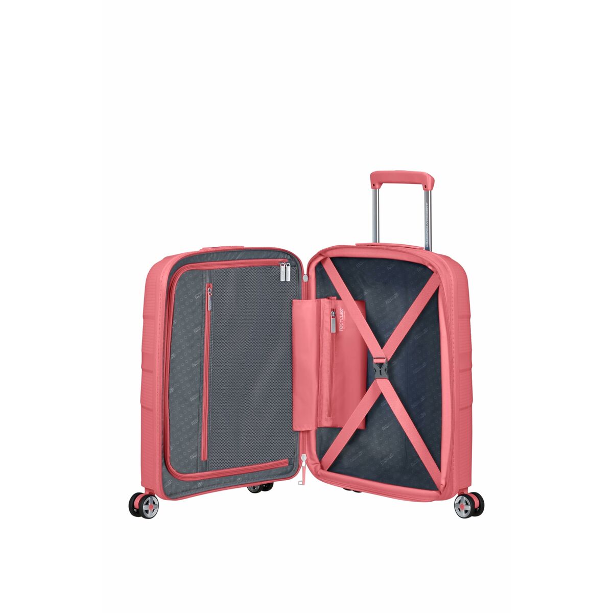Kabinväska American Tourister Starvibe Spinner Rosa 41 L 55 x 40 x 20 cm - 5