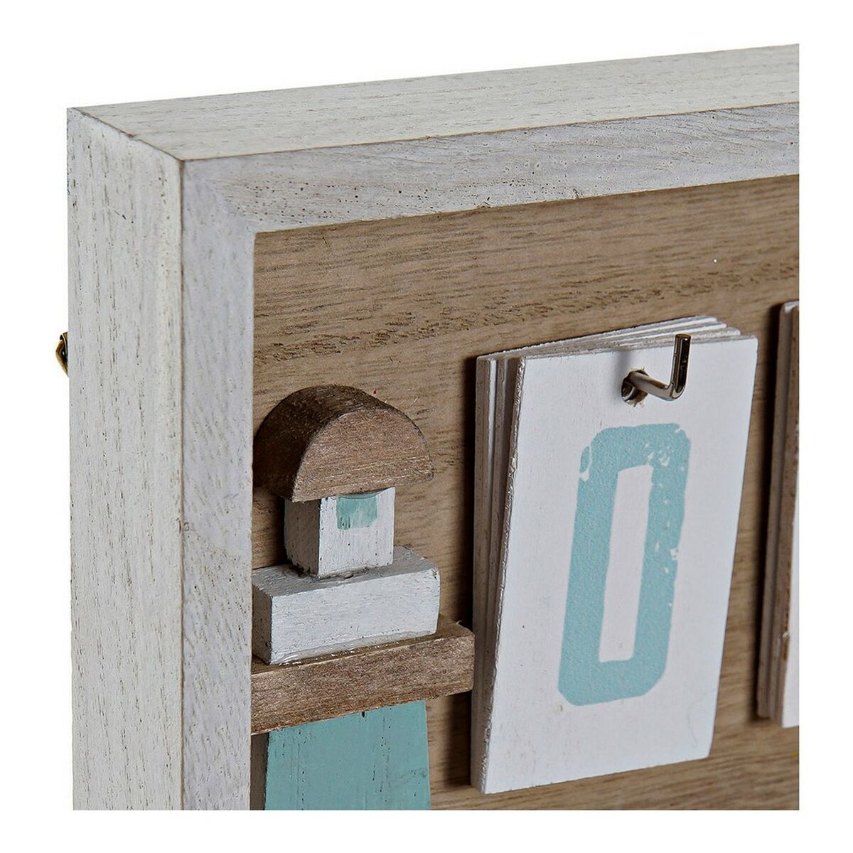 Träkalender DKD Home Decor (22 x 3 x 22 cm) - 2