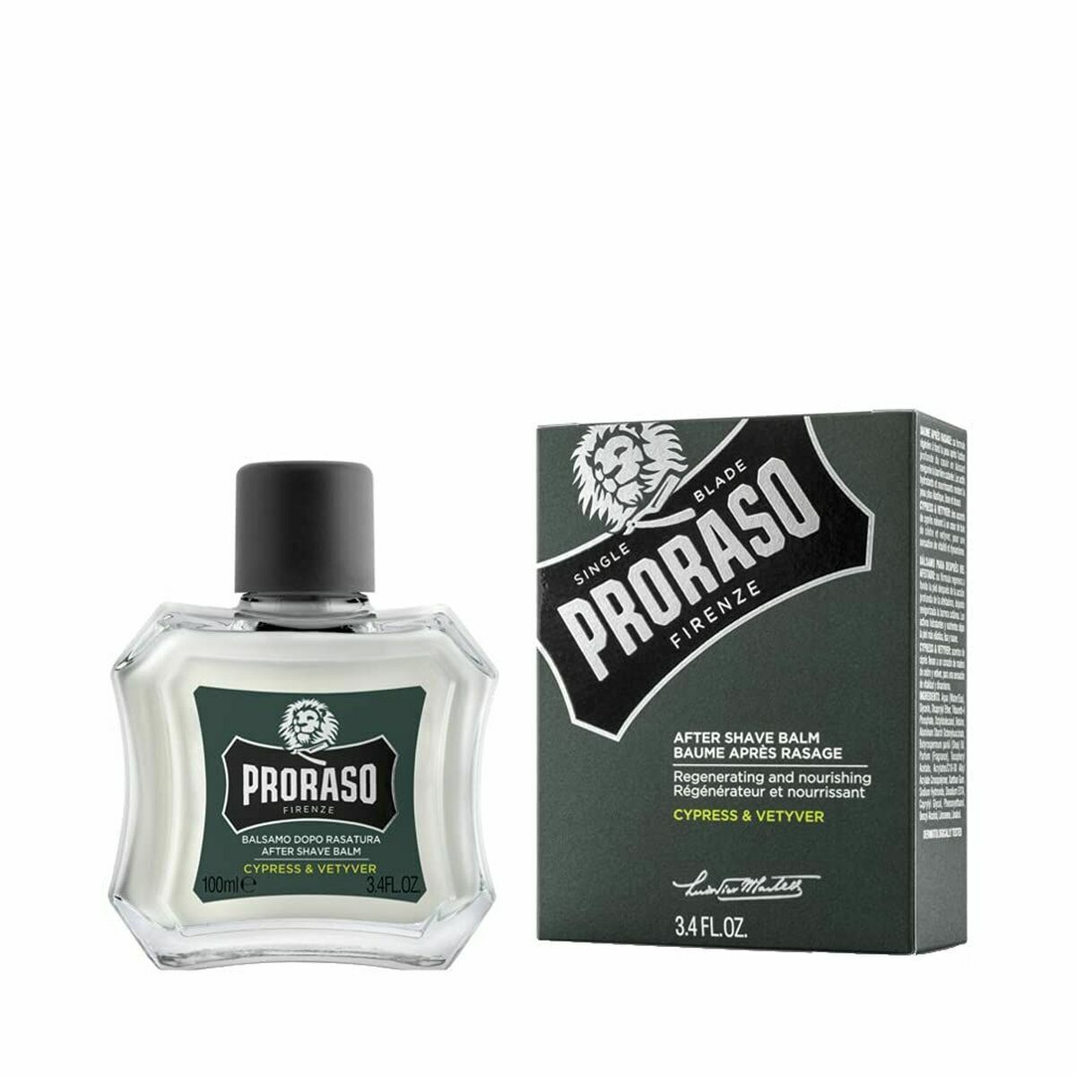 Rakvatten balsam Proraso Cypress & Vetyver Cypress & Vetyver 100 ml