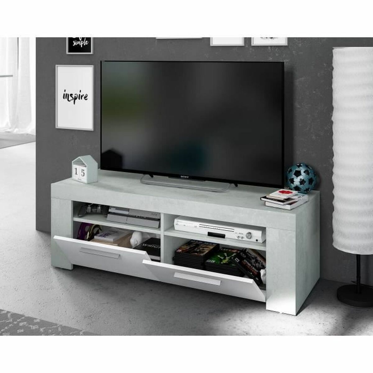 TV-möbler AMBIT Grå - 3