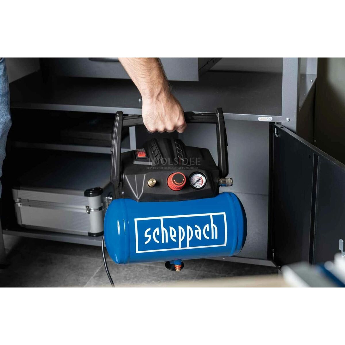 Luftkompressor Scheppach HC06 Horisontell 1200 W 6 L - 12