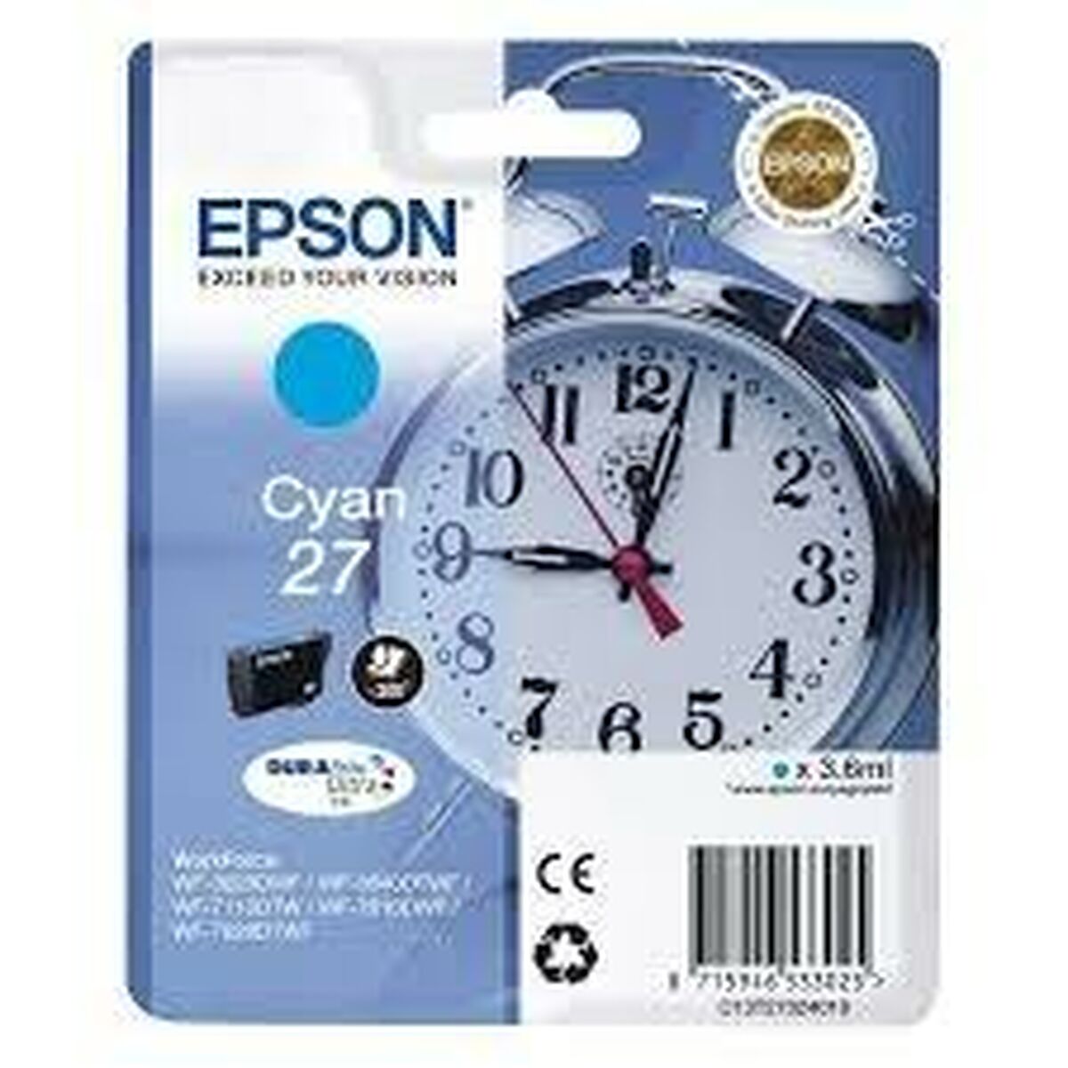 Original Bläckpatron Epson C13T27024012 Turkos - 2