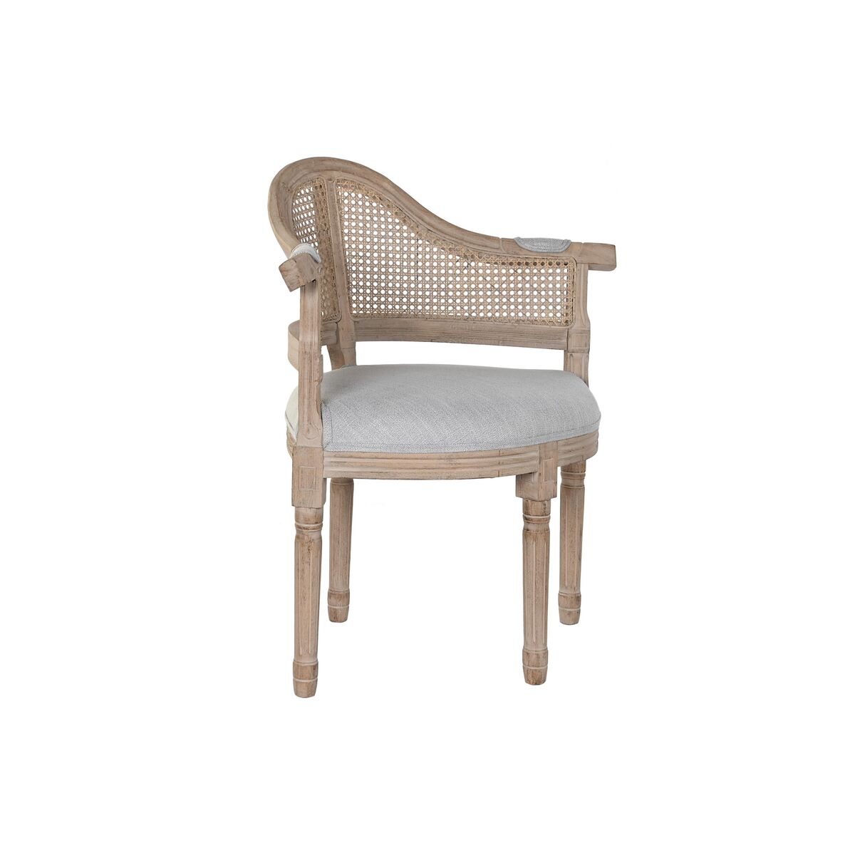 Fåtölj DKD Home Decor Ljusgrå Gran 67 x 51 x 85 cm - 2