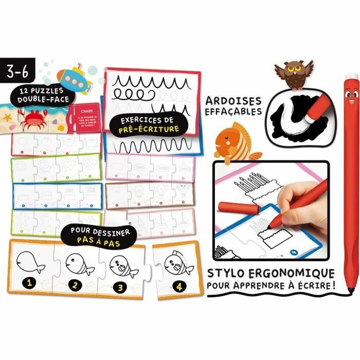 Utbildningsspel Lisciani Giochi École de Dessin (FR) - 3
