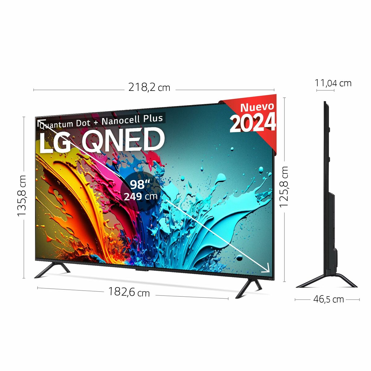 Smart TV LG 98QNED89T6A 98" QNED 4K Ultra HD - 3