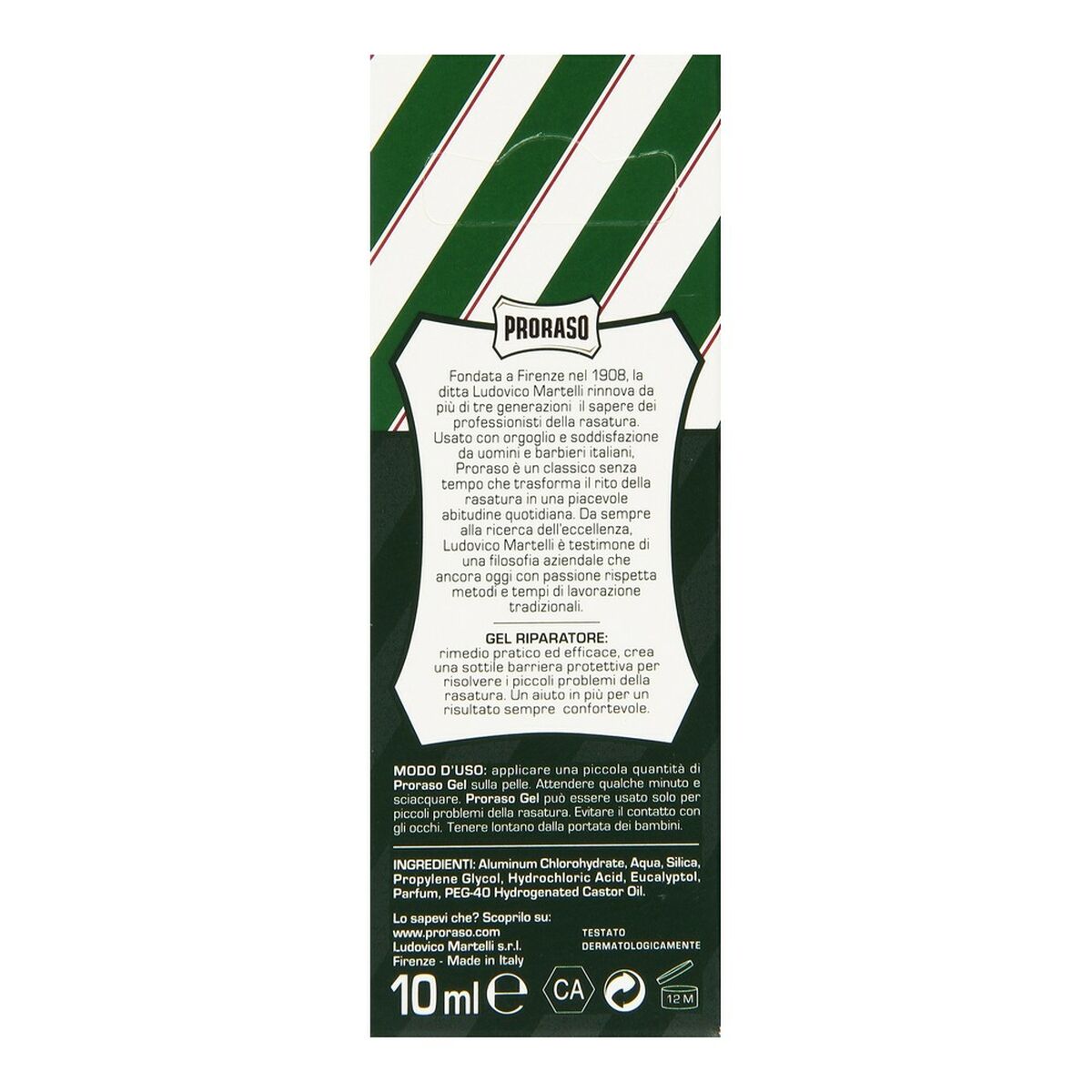 Rakvatten Proraso Razor 10 ml Gel