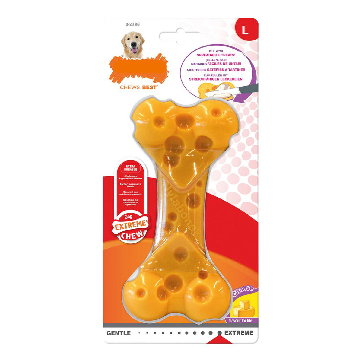Tuggleksak för hundar Nylabone Dura Chew Ost 11 - 3