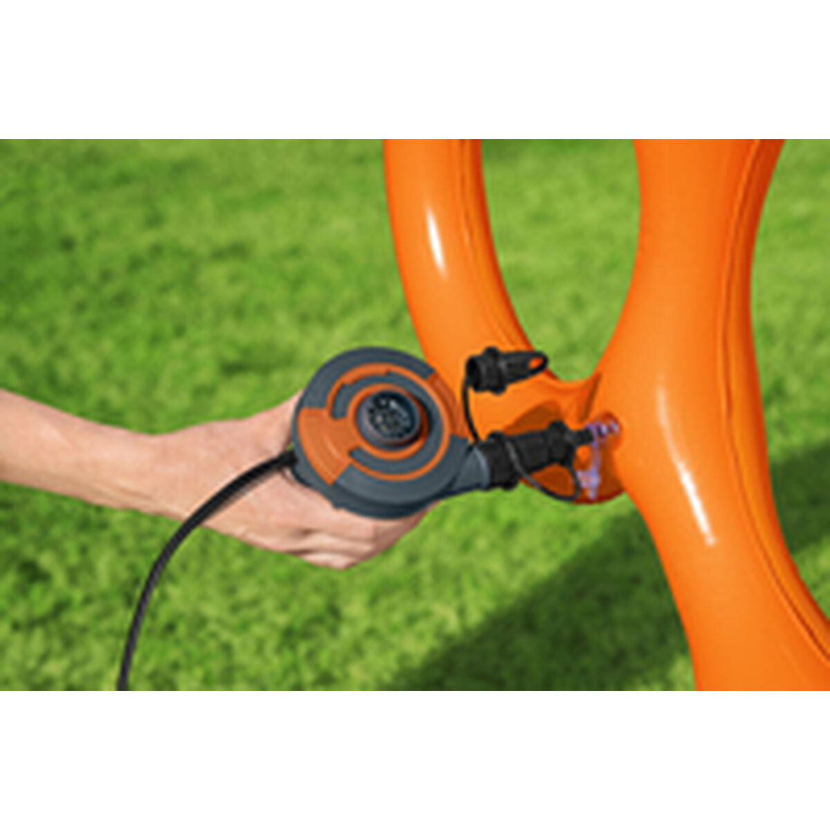 Bestway Elektrisk Pump med Inplugg och Tändare 490 Liter/Minut Uppblåsbar och Camping 62142 - 13