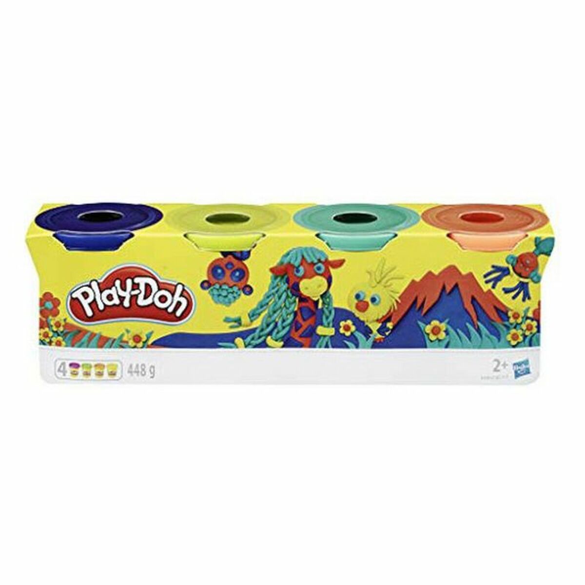 Modellera Spel Colores Silvestres Play-Doh E4867ES0 (4 pcs) - 7