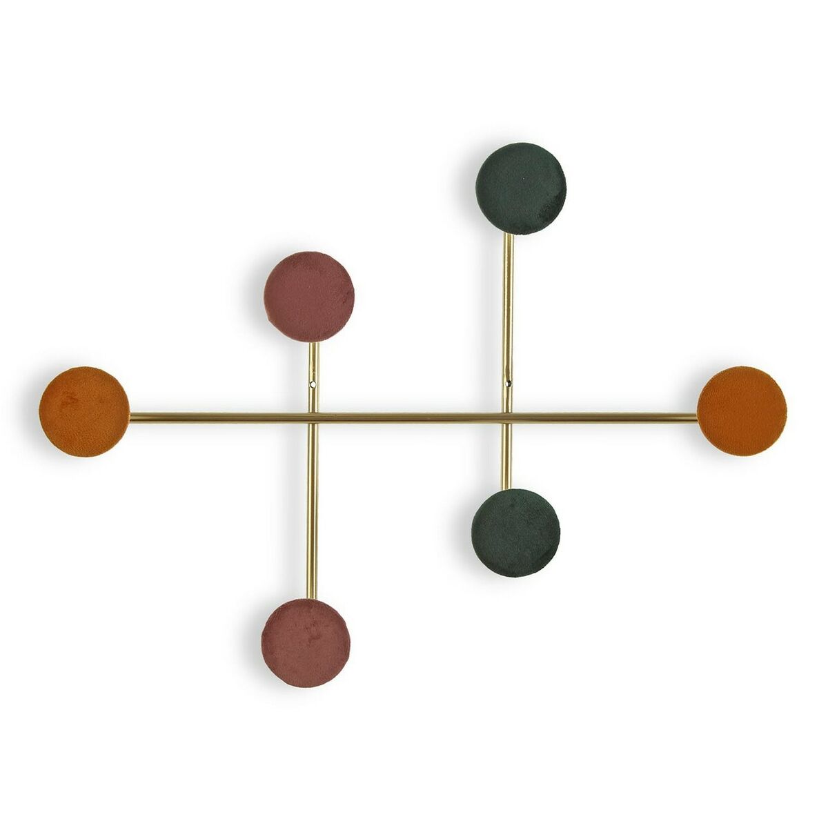 Kapphängare Colors Metall Trä MDF