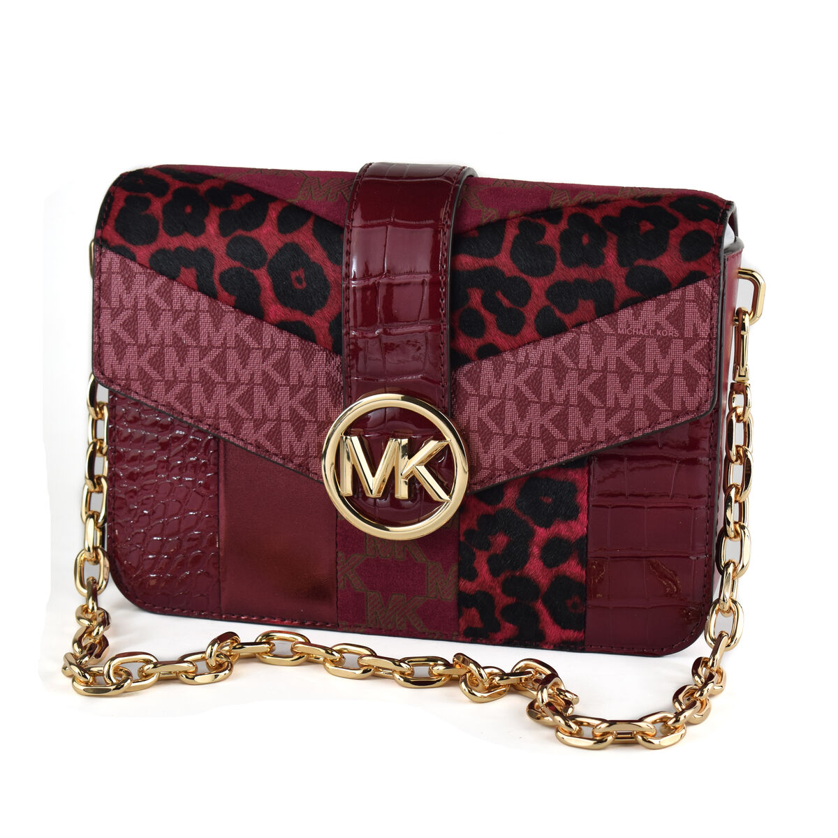 Damväska Michael Kors 35F2GNML2Y-MULBERRY-MLT Röd 23 x 17 x 5 cm